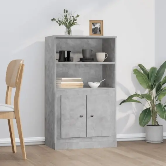 Kredens, szarość betonu, 60x35,5x103,5 cm Lumarko! - Hurtownia wielobranżowa Lumarko Ostatnia szansa